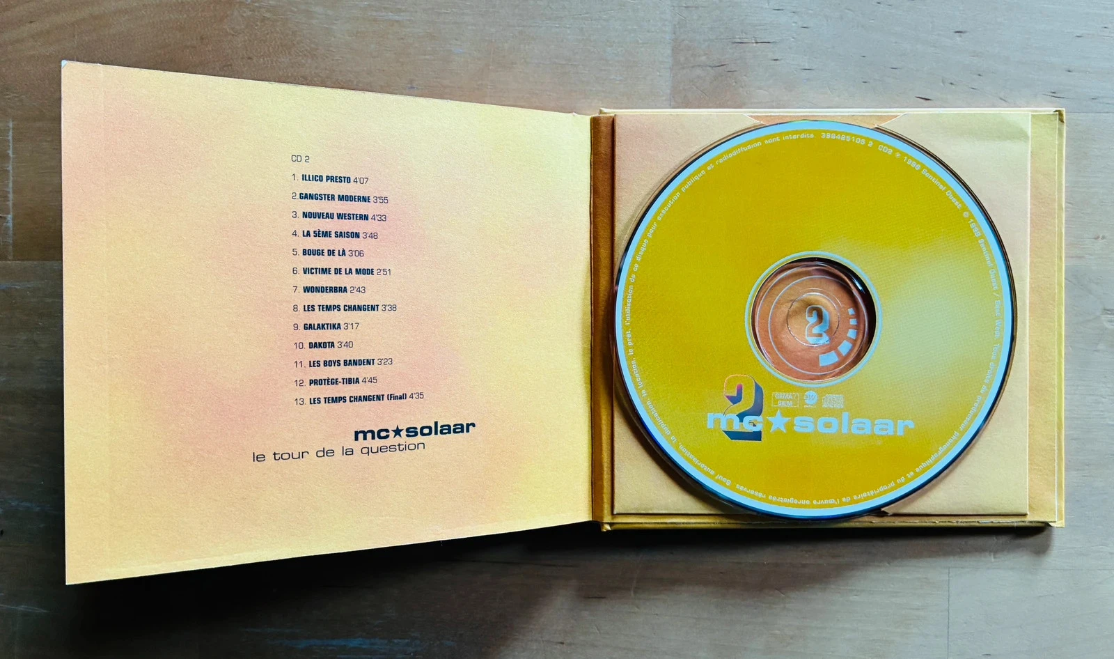 Digipack box set 2 CD MC Solaar live Le tour de la question. – photo 5